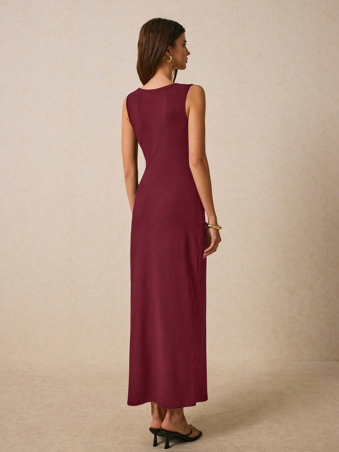Rochie maxi SHEIN, vișiniu