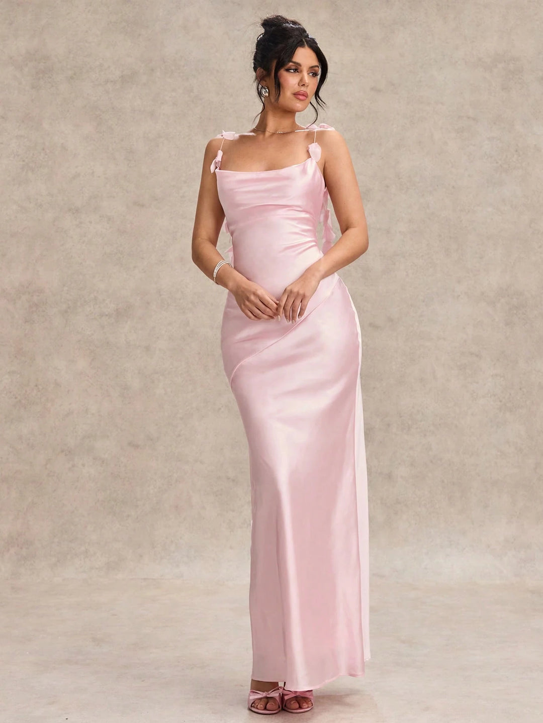 Rochie maxi SHEIN, roz