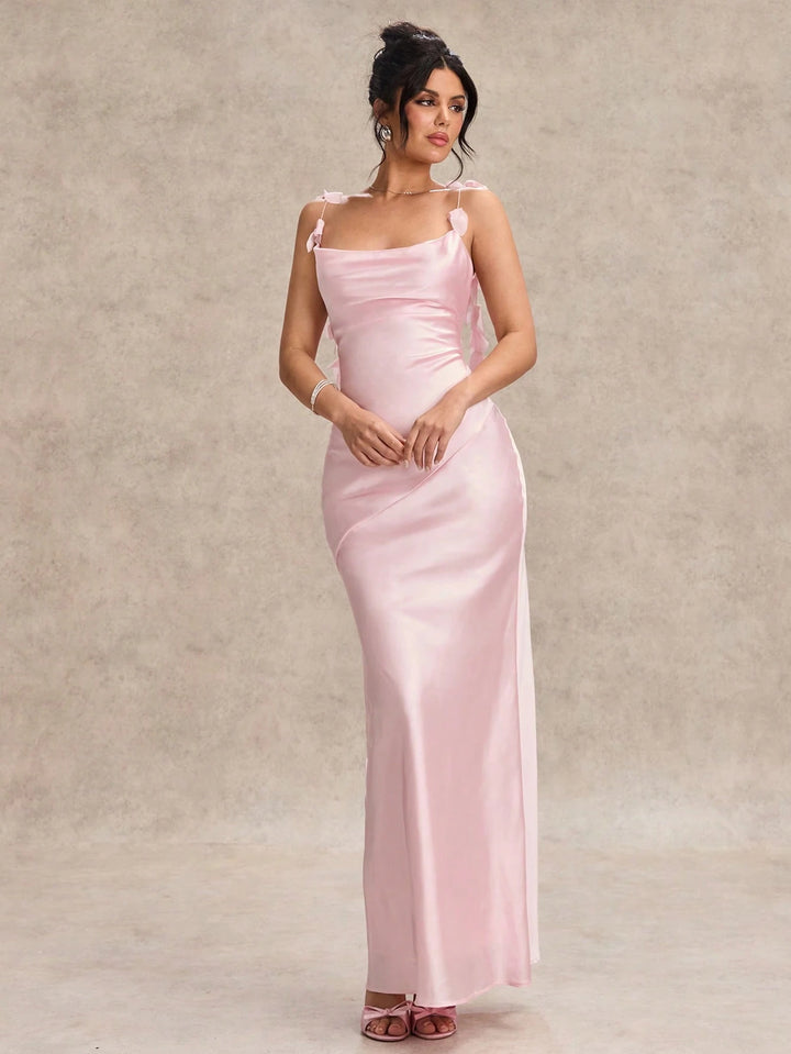 Rochie maxi SHEIN, roz