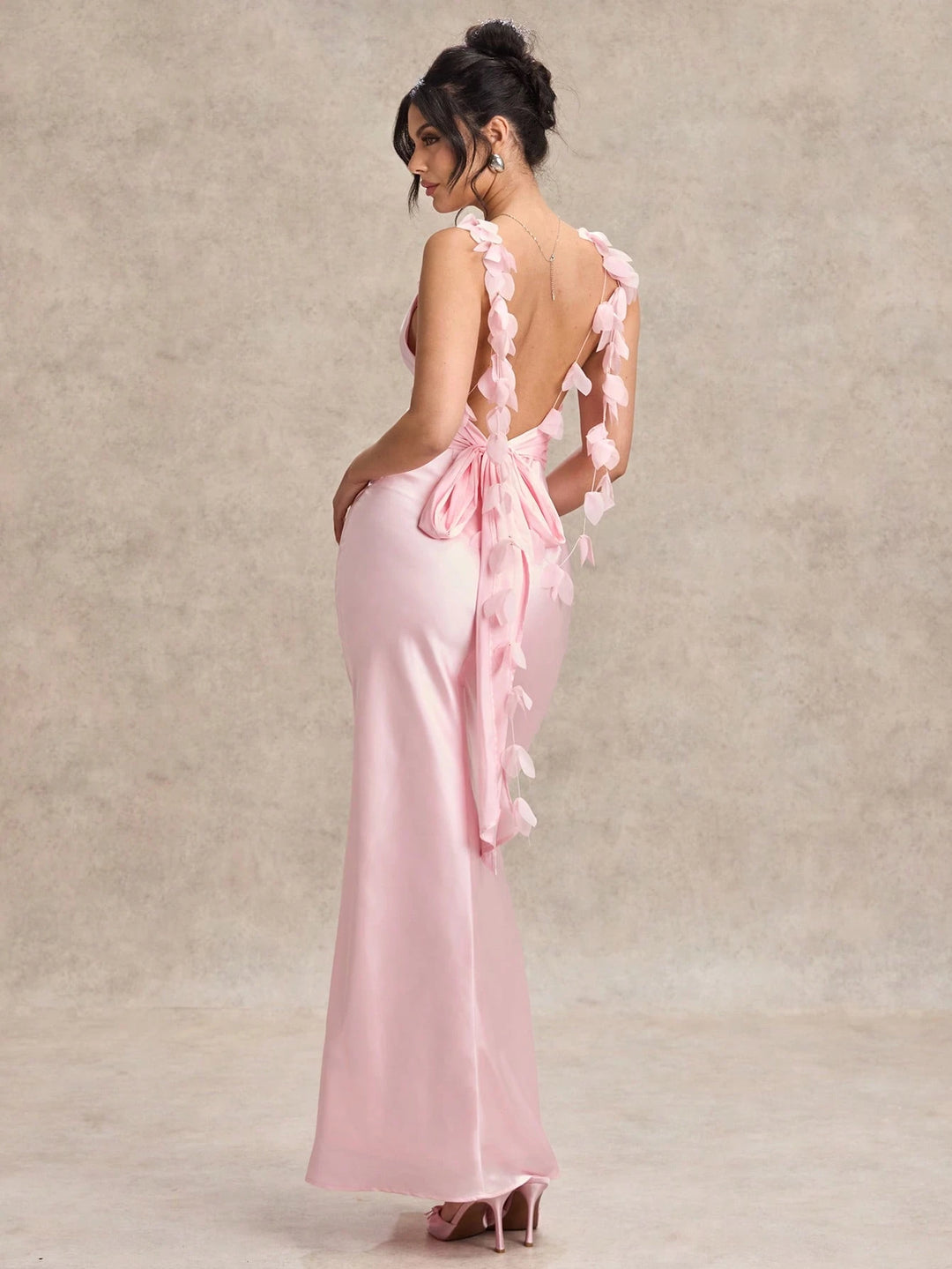 Rochie maxi SHEIN, roz