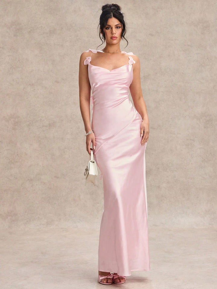 Rochie maxi SHEIN, roz