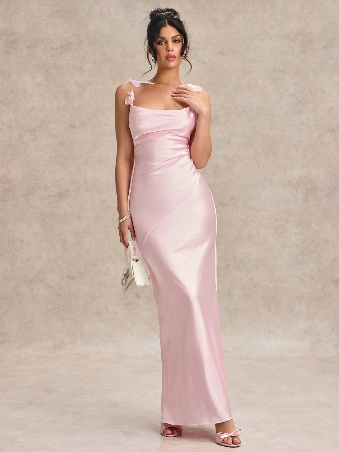Rochie maxi SHEIN, roz