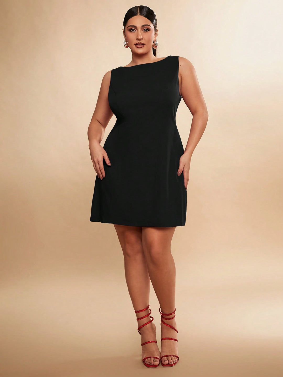 Rochie mini SHEIN, negru