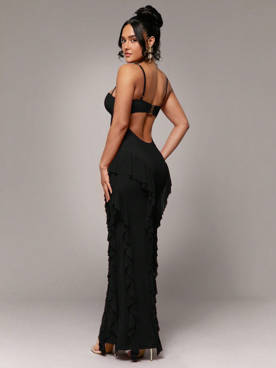 Rochie maxi SHEIN, negru