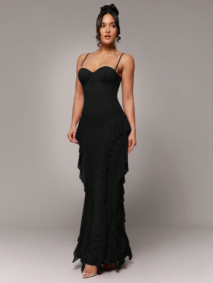 Rochie maxi SHEIN, negru