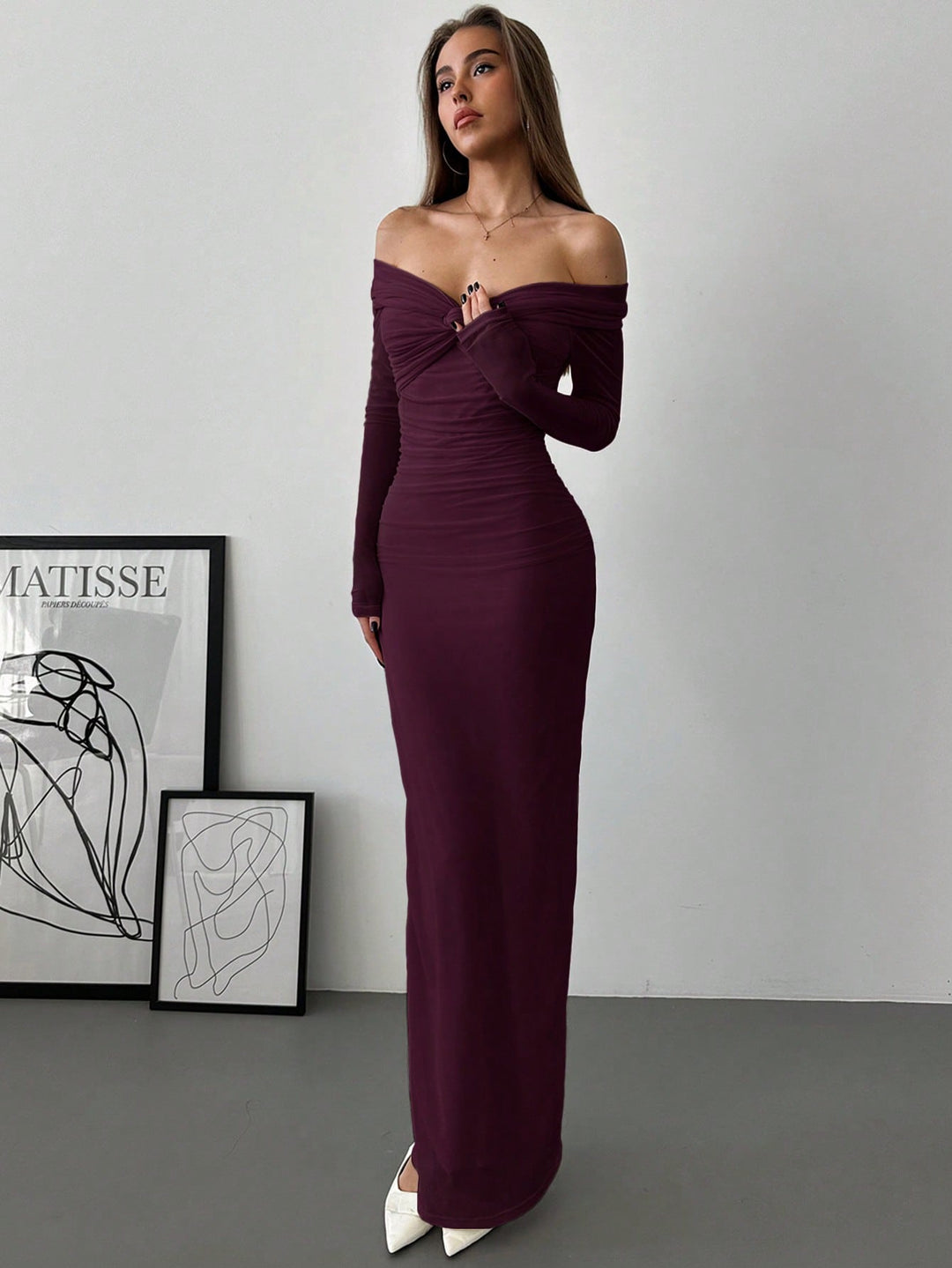 Rochie maxi SHEIN, mov