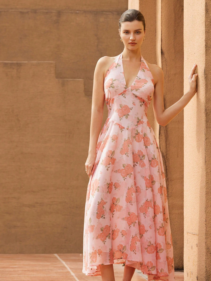 Rochie midi SHEIN, mix culori