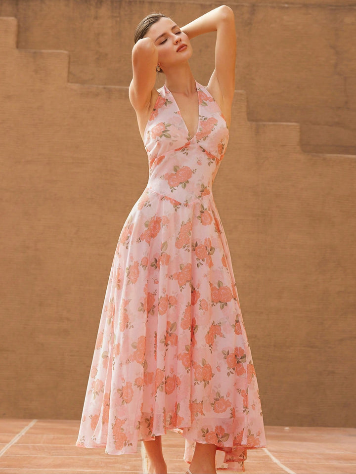 Rochie midi SHEIN, mix culori