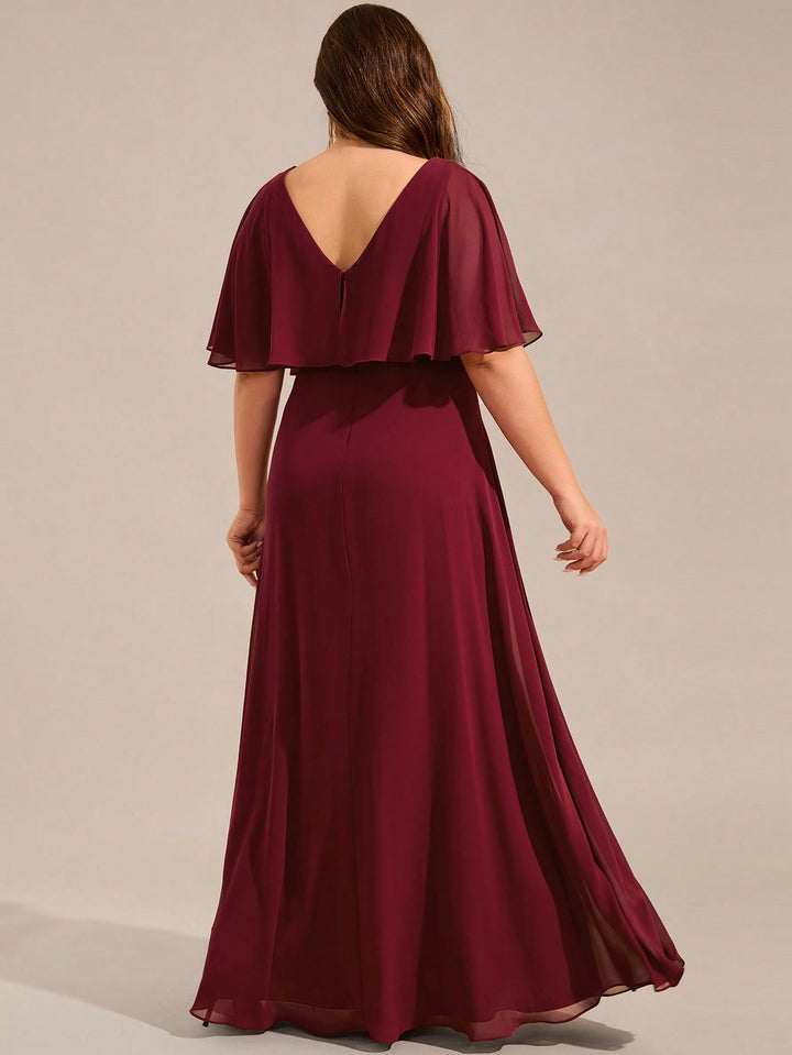 Rochie maxi SHEIN, vișiniu