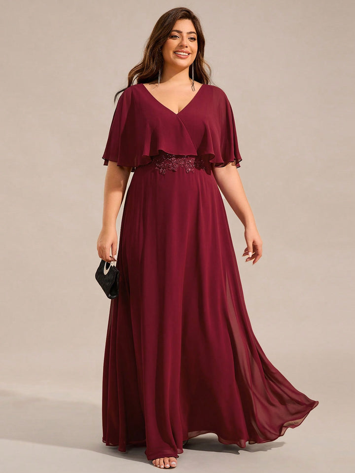 Rochie maxi SHEIN, vișiniu