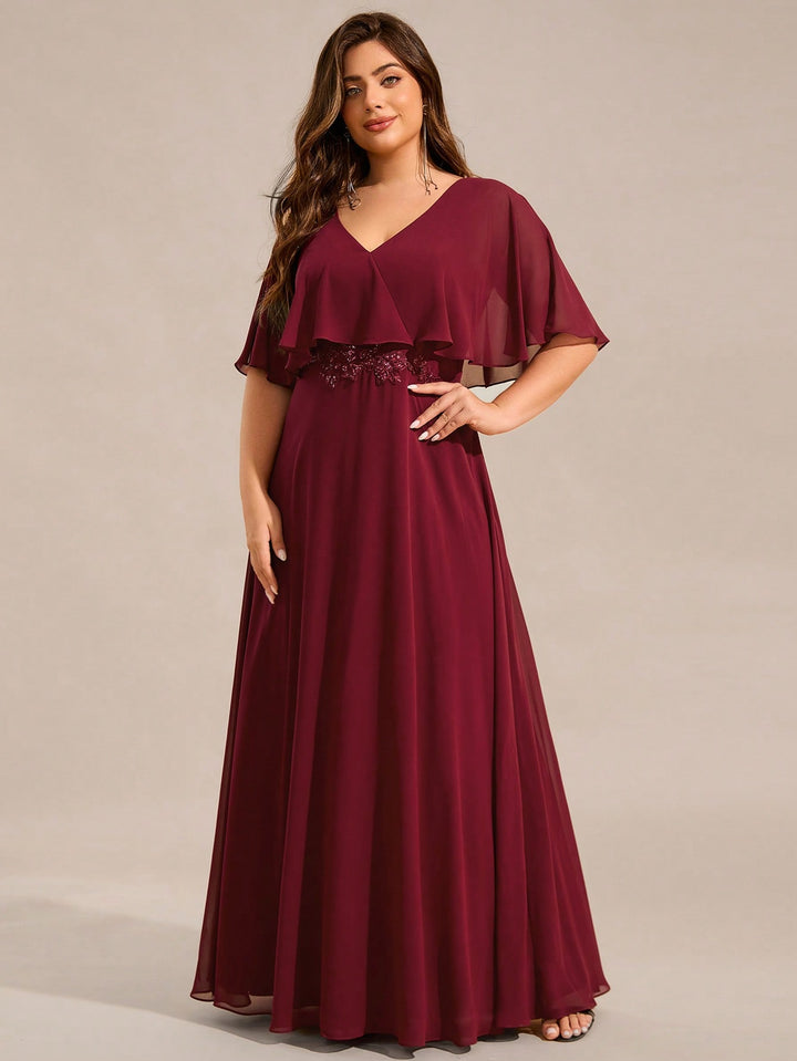 Rochie maxi SHEIN, vișiniu