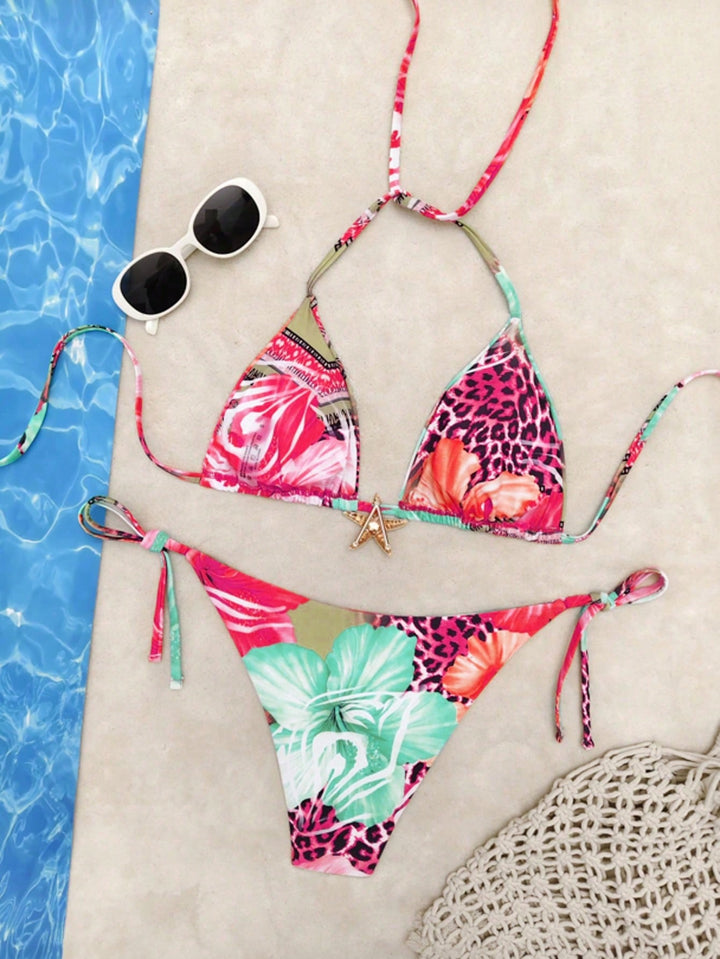 Costum de baie SHEIN, mix culori