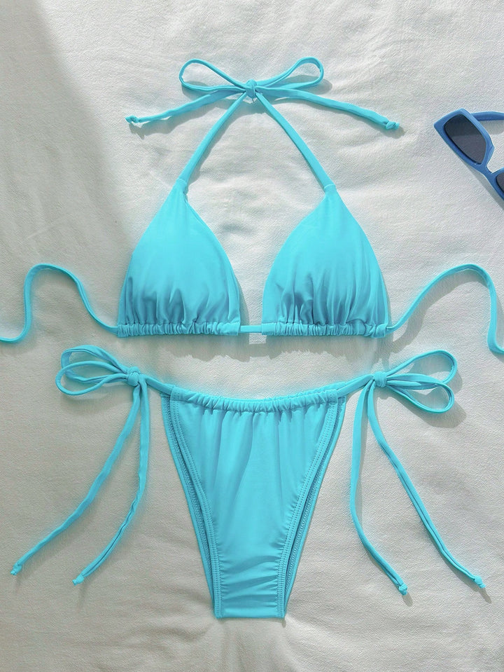 Costum de baie SHEIN, albastru