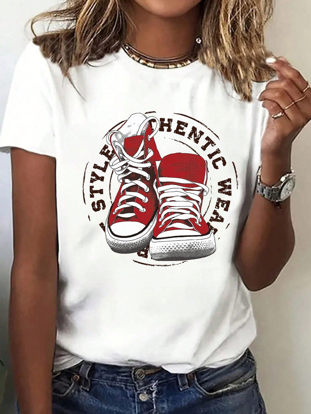 Tricou Shein, alb