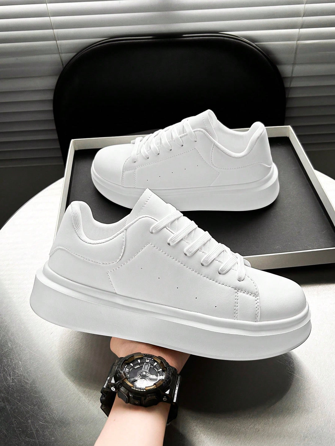 Pantofi sport SHEIN, alb