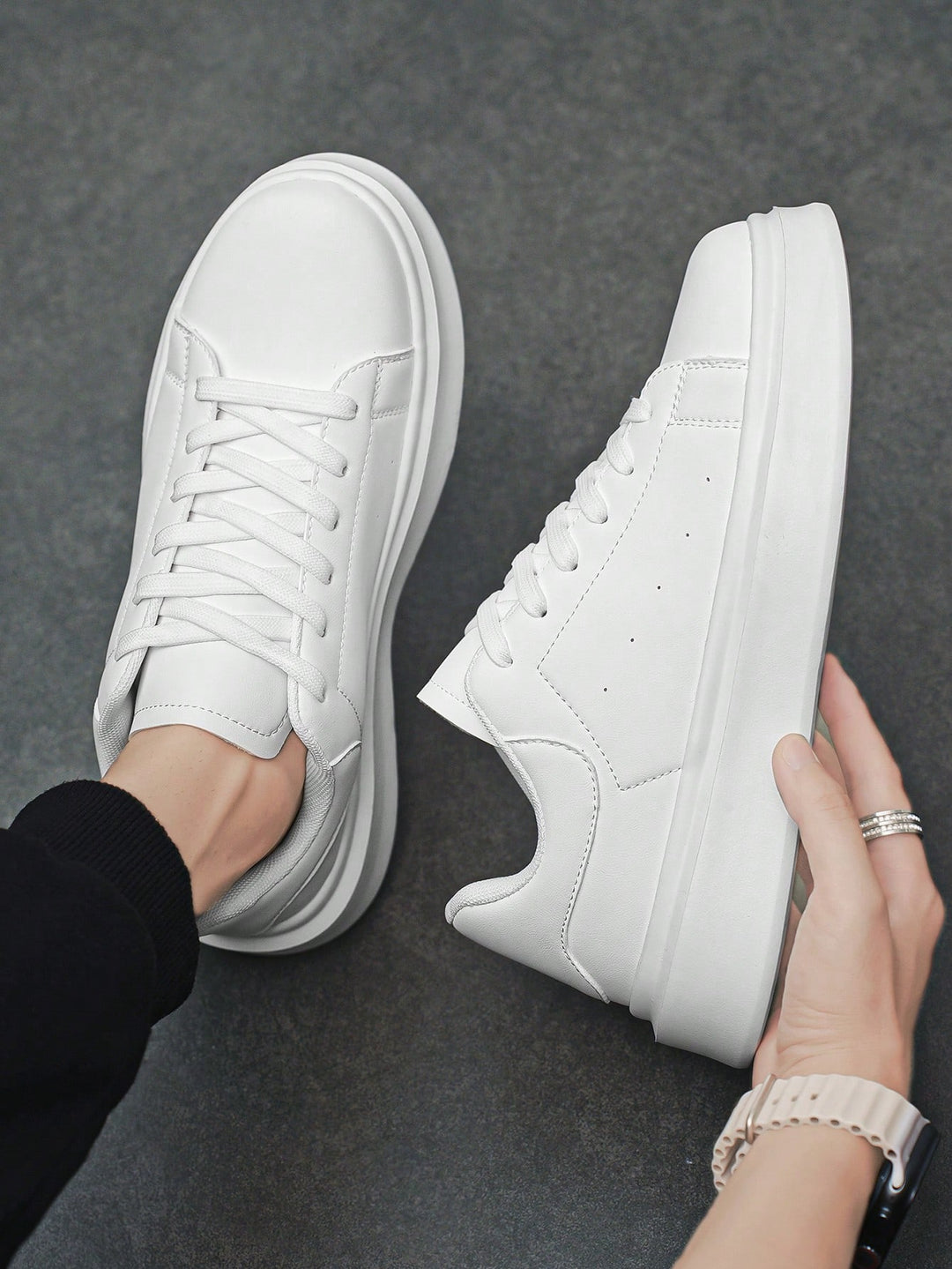 Pantofi sport SHEIN, alb