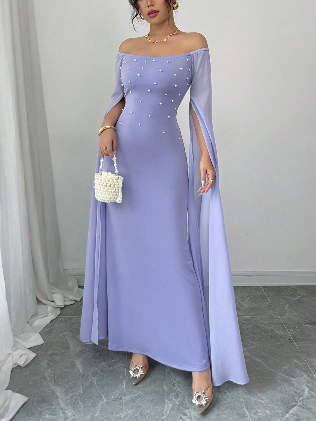 Rochie maxi SHEIN, mov