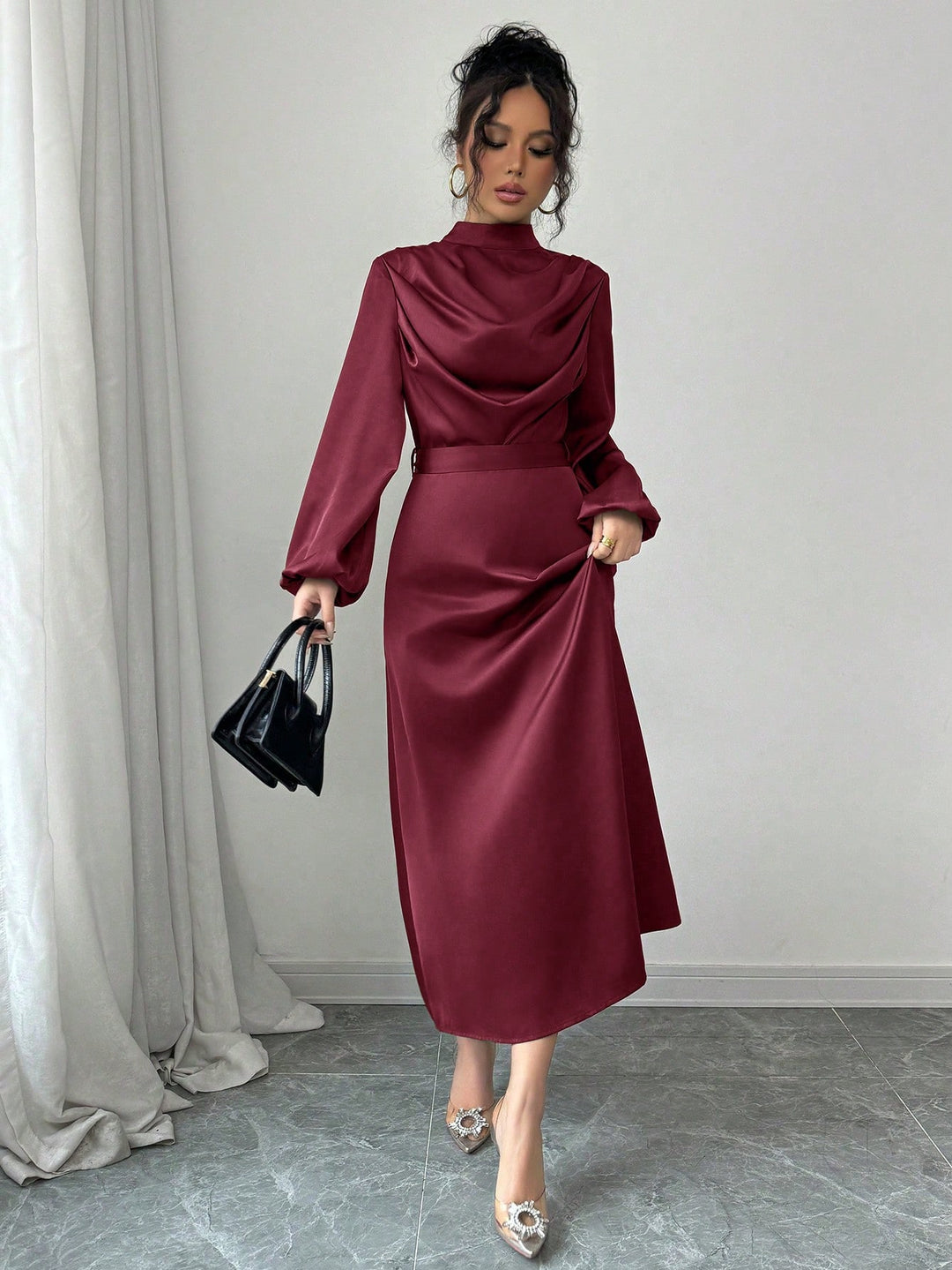 Rochie maxi SHEIN, roșu