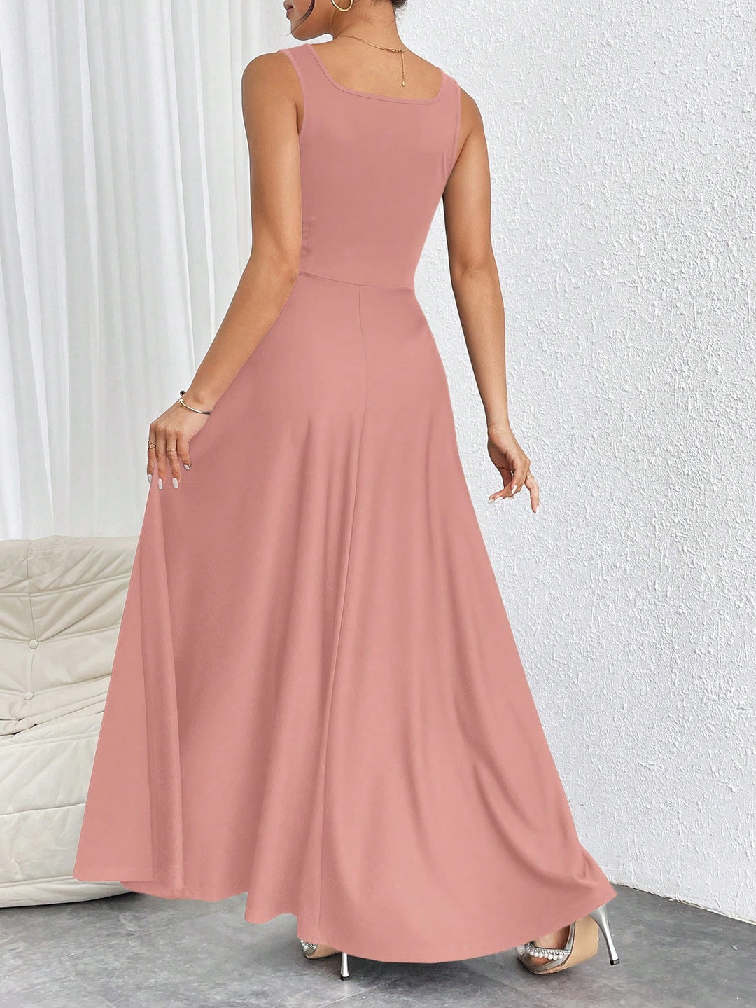 Rochie maxi SHEIN, roz