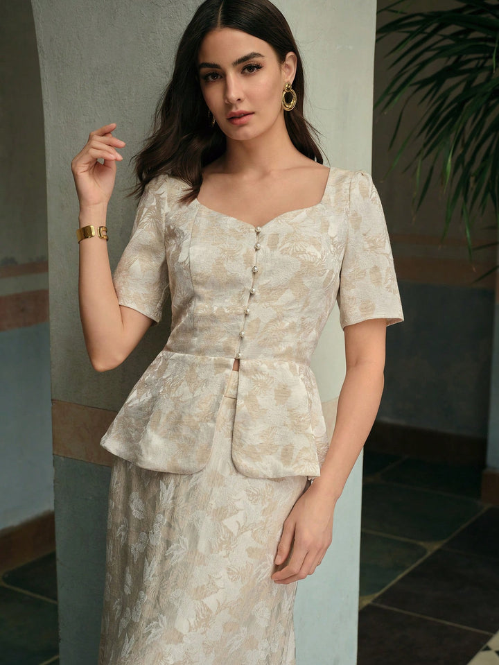 Top SHEIN, bej