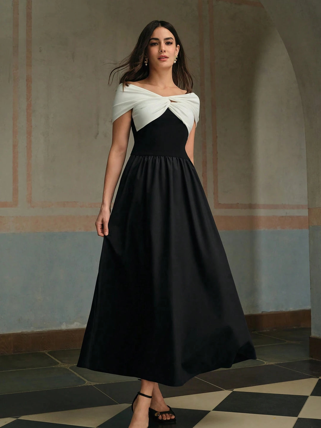 Rochie maxi SHEIN, mix culori