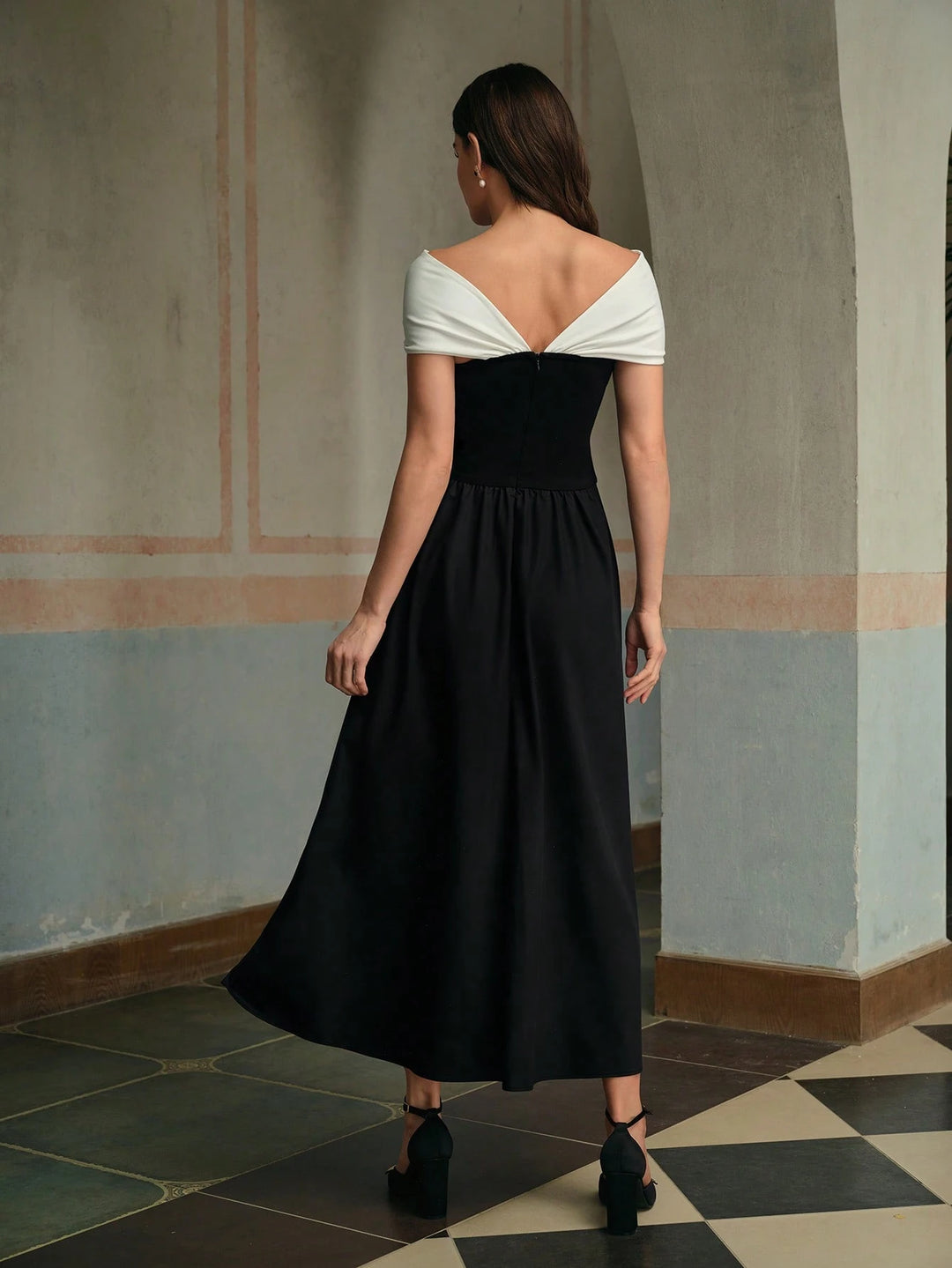 Rochie maxi SHEIN, mix culori