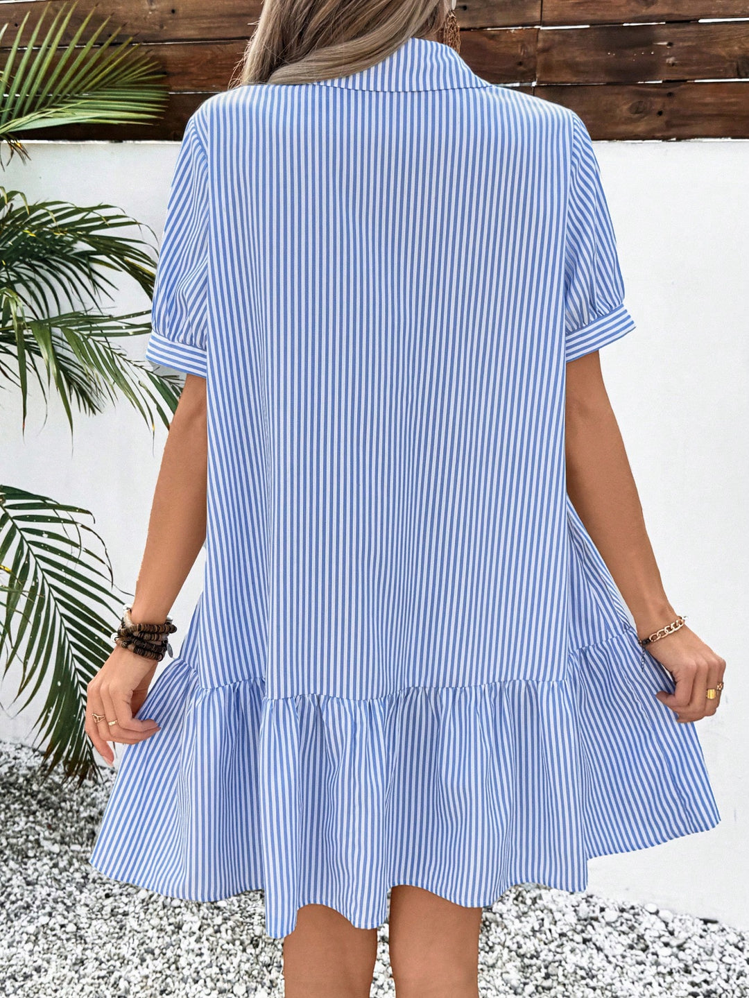 Rochie scurtă SHEIN, albastru