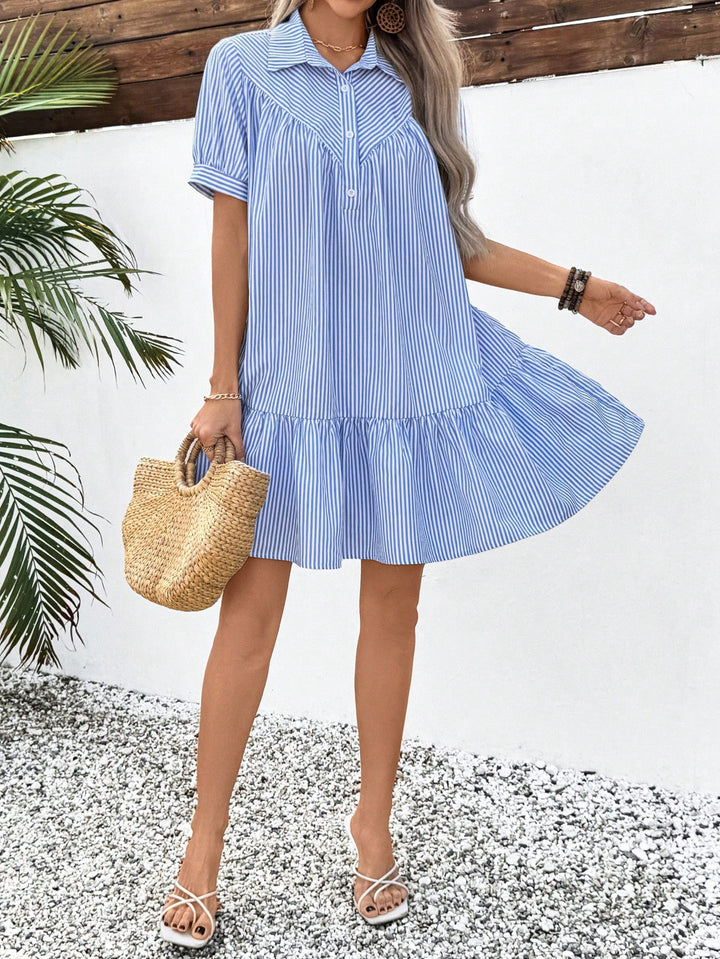 Rochie scurtă SHEIN, albastru