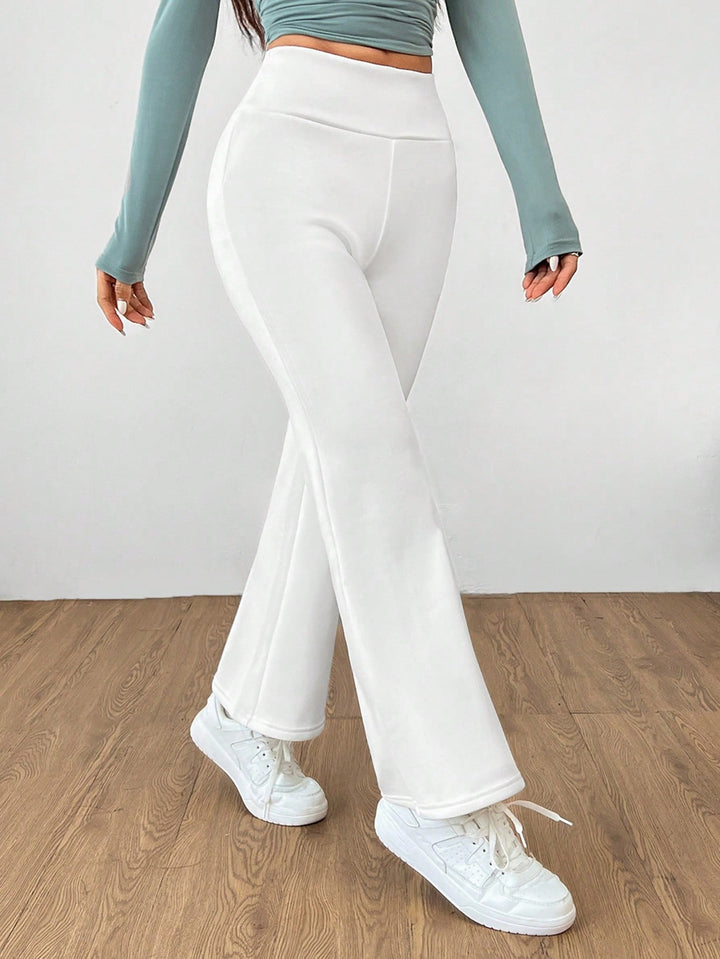 Pantaloni SHEIN, alb