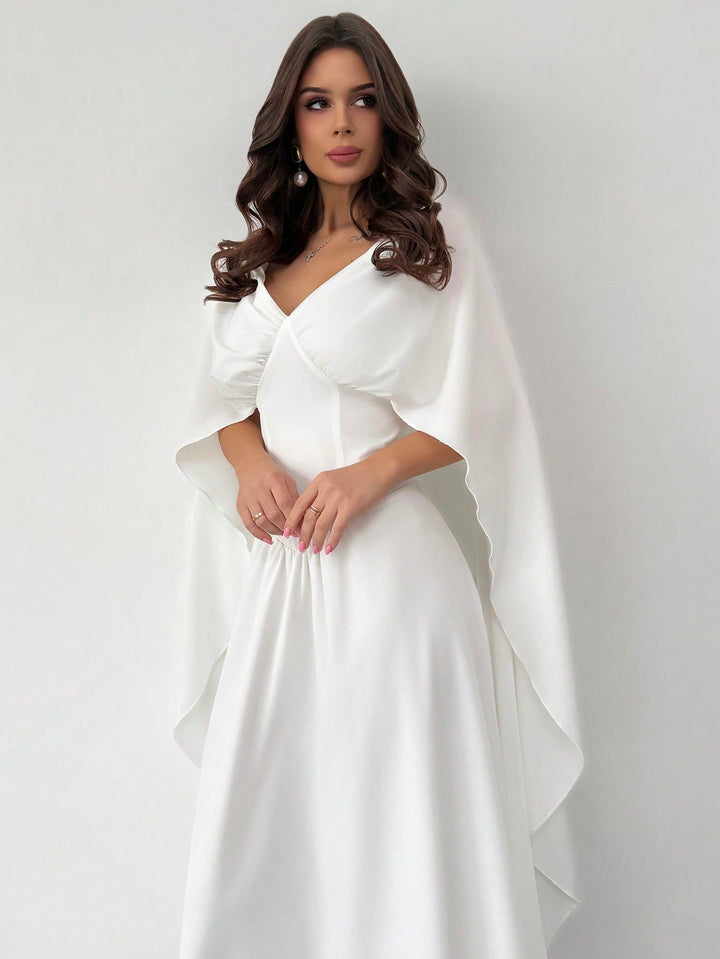Rochie maxi SHEIN, alb