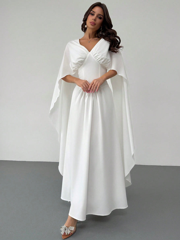 Rochie maxi SHEIN, alb