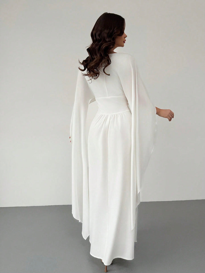 Rochie maxi SHEIN, alb