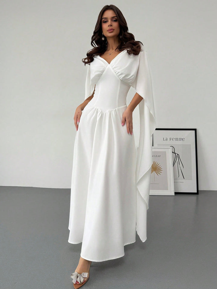 Rochie maxi SHEIN, alb