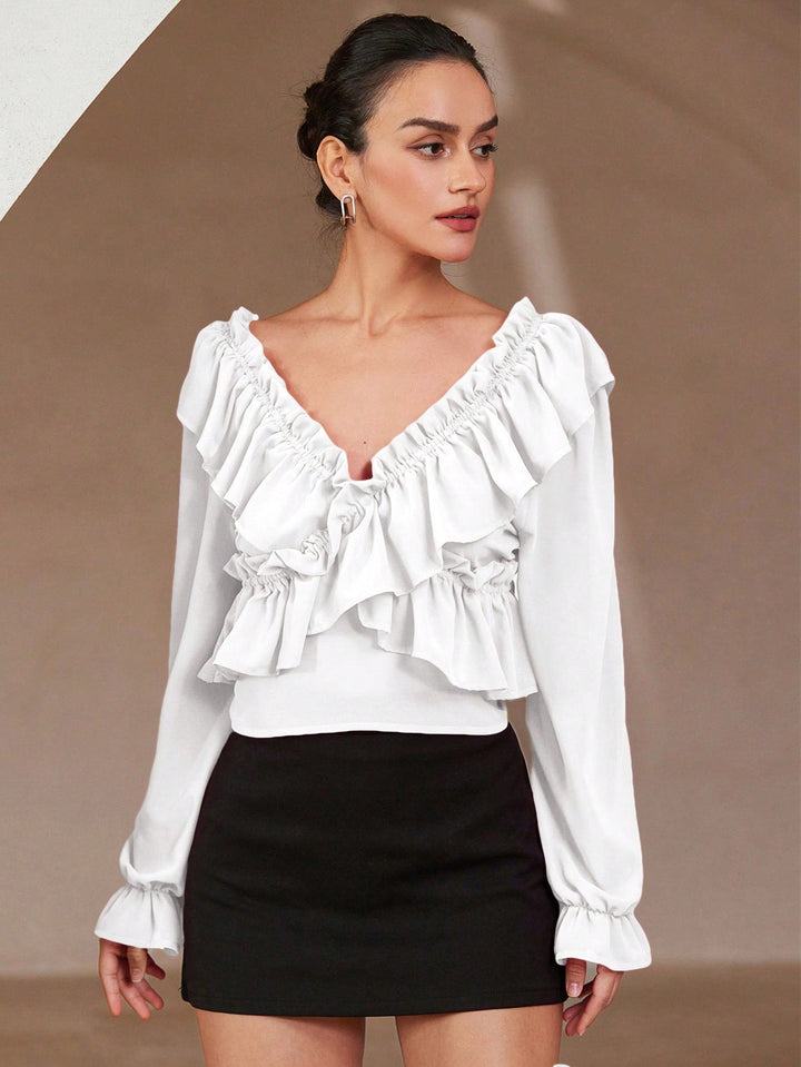 Top SHEIN, alb