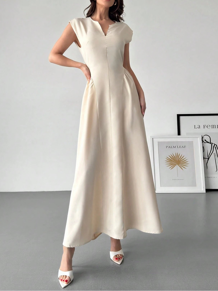 Rochie maxi SHEIN, crem