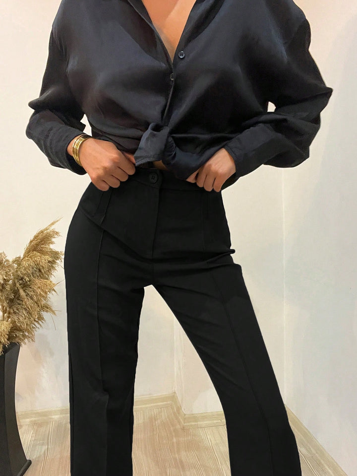 Pantaloni SHEIN, negru