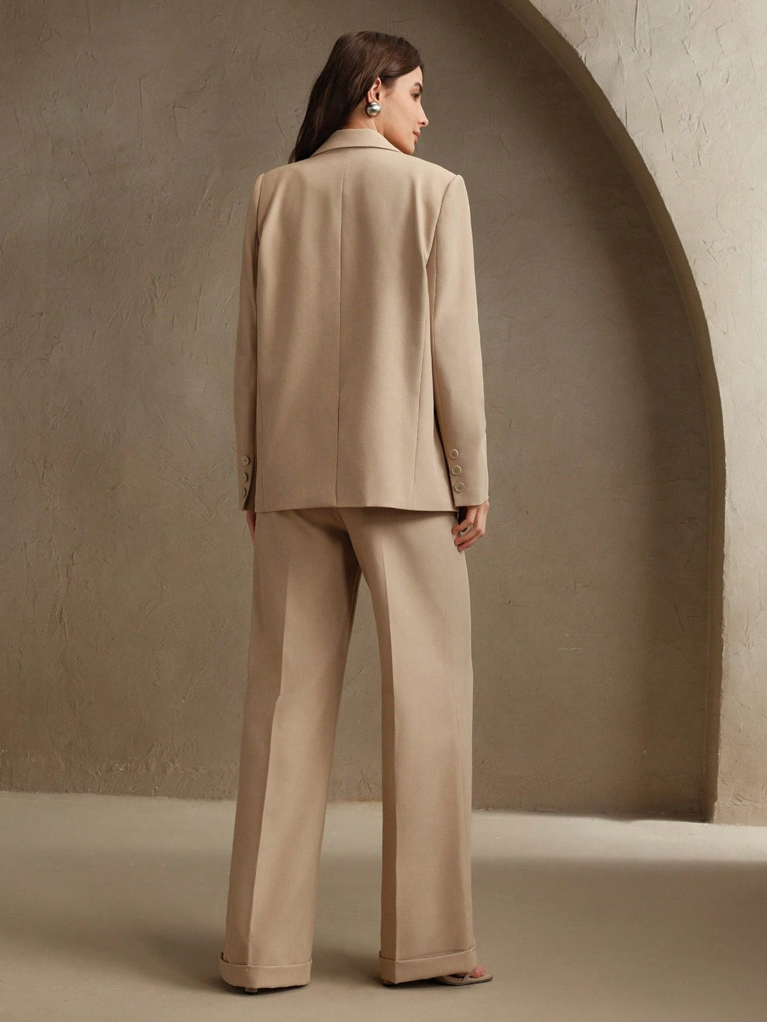 The SHEIN set, beige
