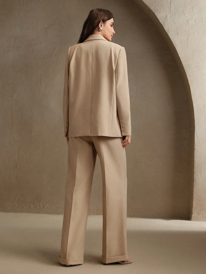 The SHEIN set, beige