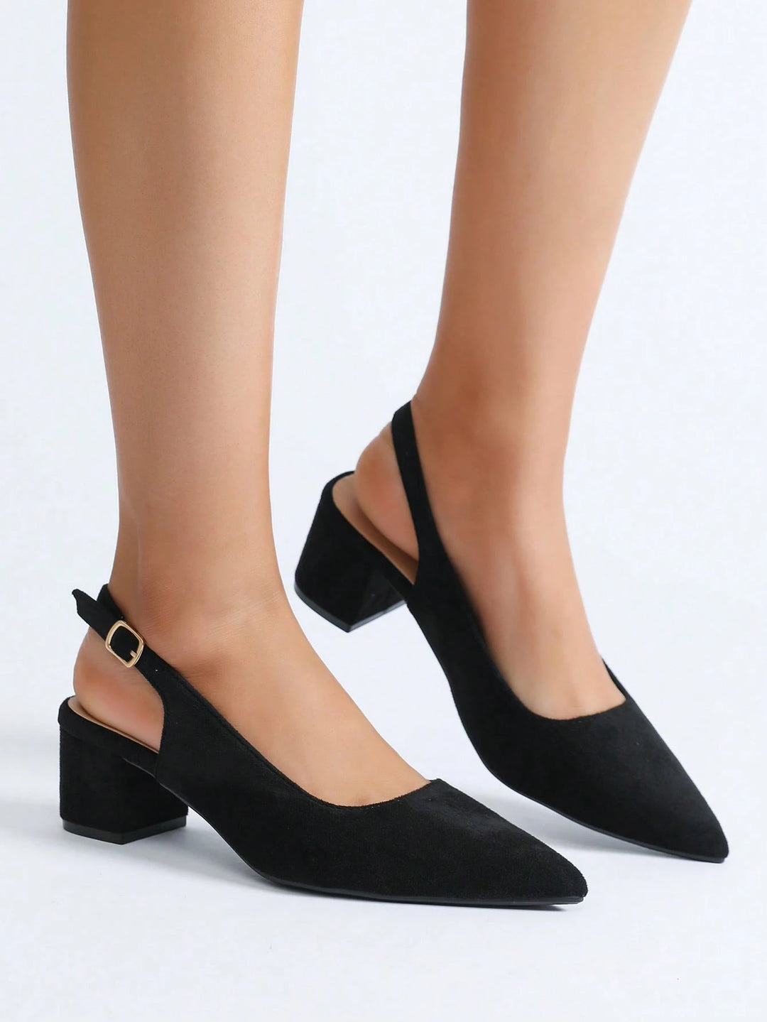 Pantofi cu toc SHEIN, negru