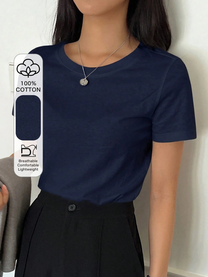 Tricou SHEIN, bleumarin