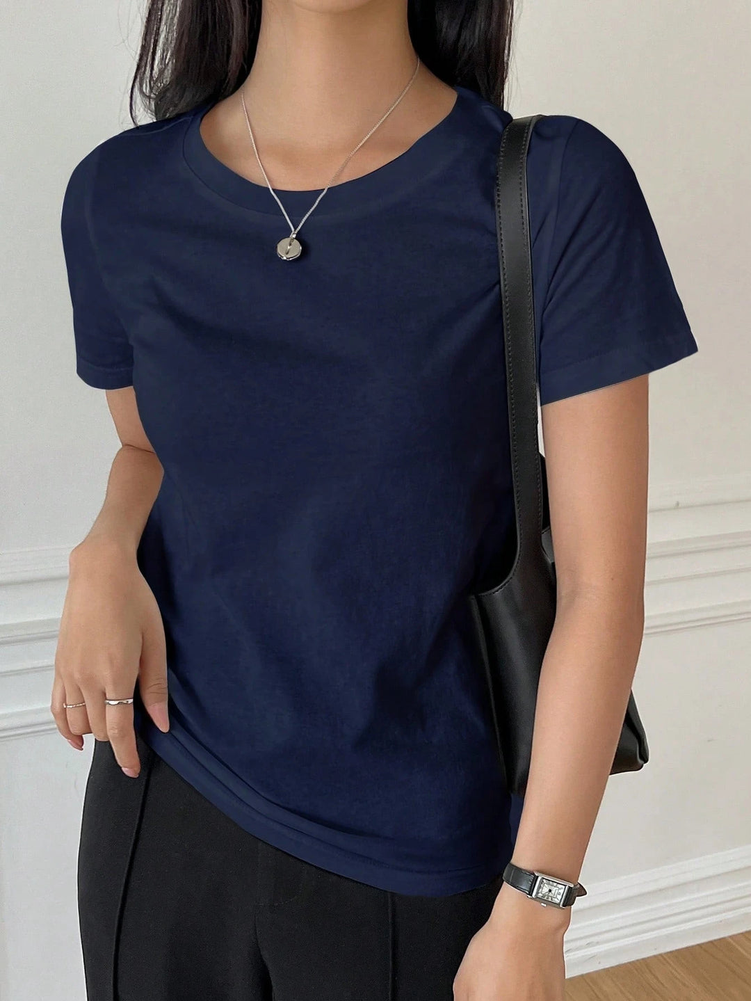 Tricou SHEIN, bleumarin