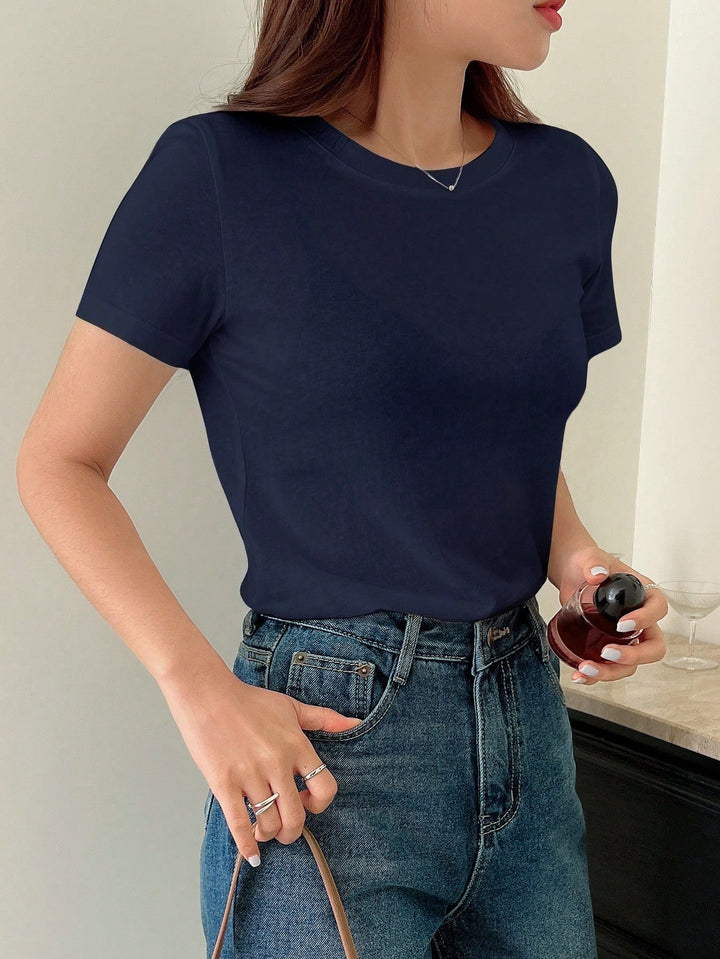 Tricou SHEIN, bleumarin