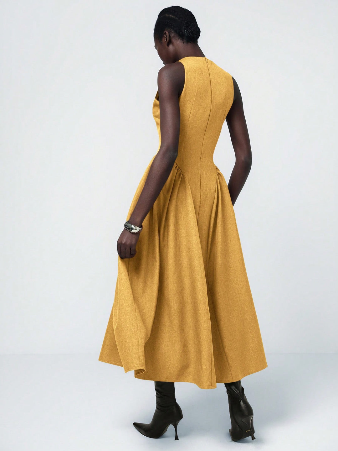 Rochie maxi SHEIN, galben