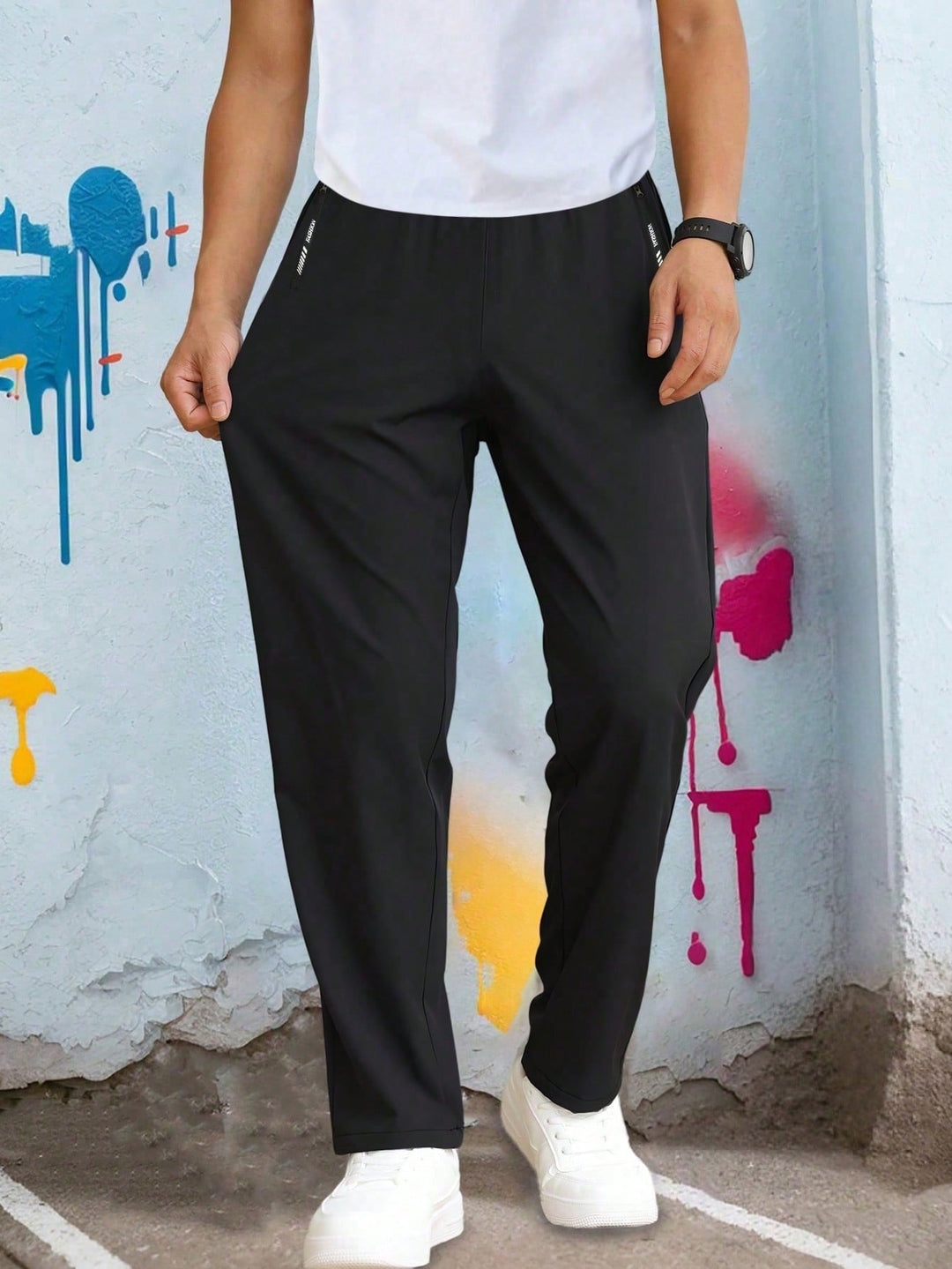 Pantaloni SHEIN, negru