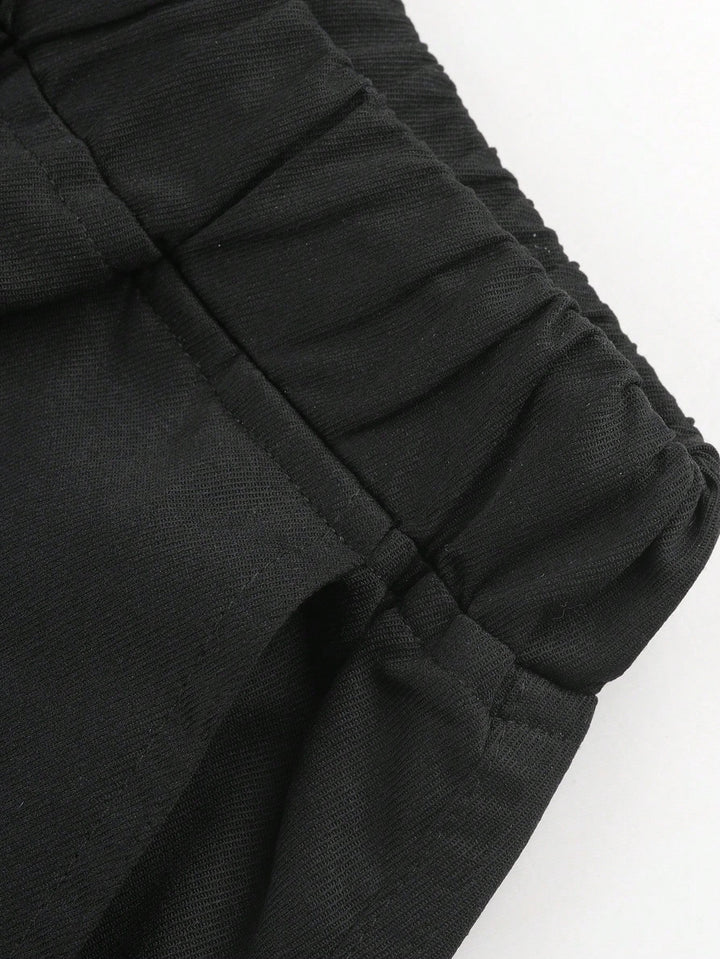 Pantaloni scurți SHEIN, negru