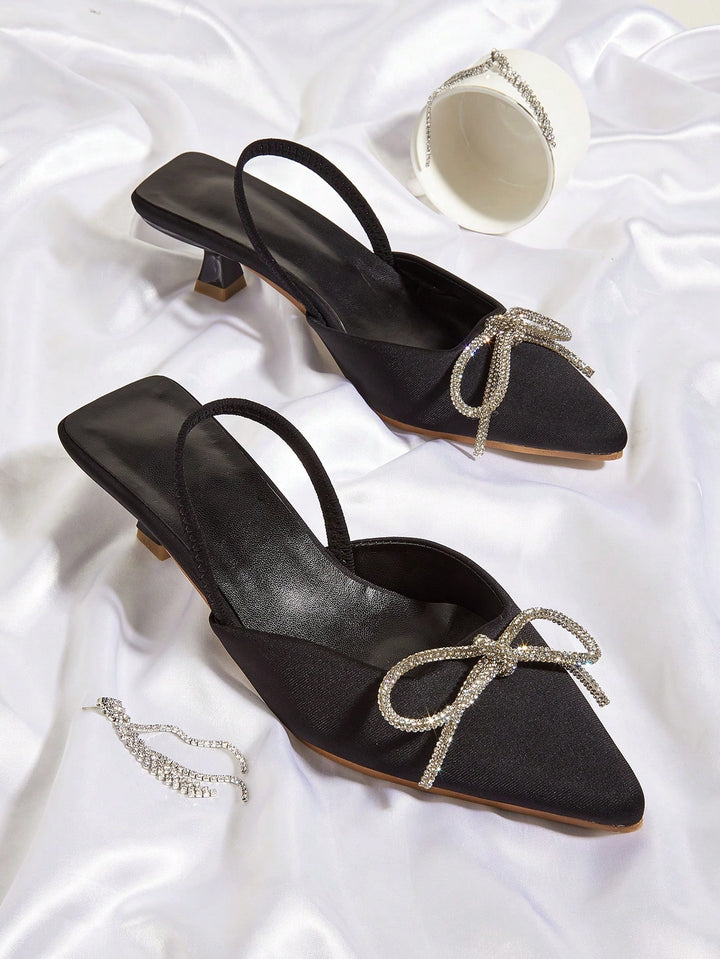 Pantofi cu toc SHEIN, negru