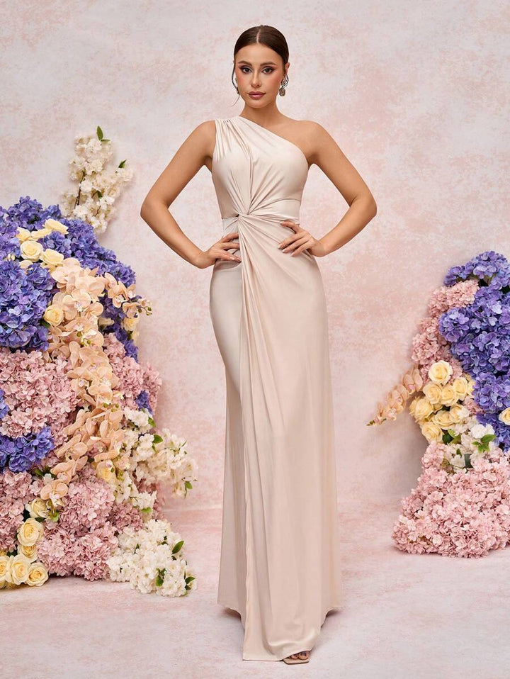 Rochie maxi SHEIN, crem