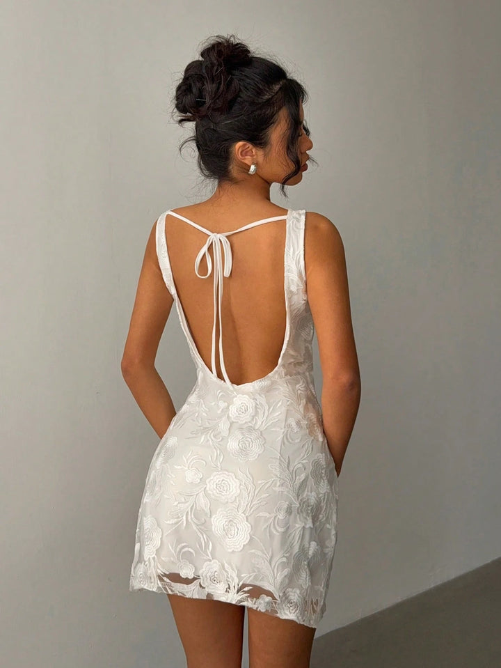 Rochie mini Shein, alb