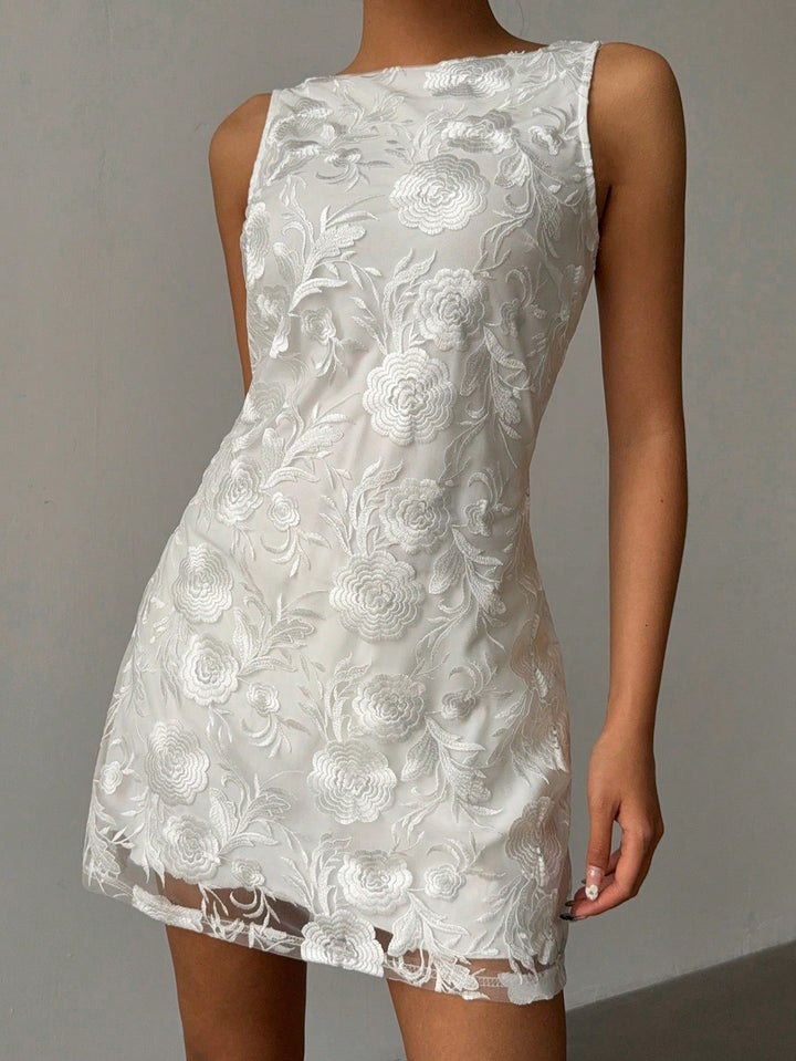 Rochie mini Shein, alb