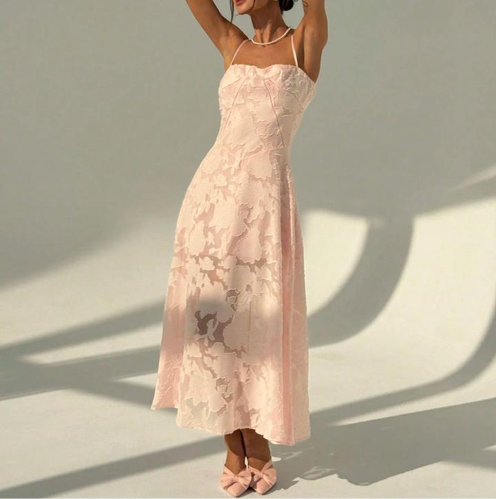 Rochie midi Shein, roz
